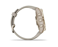GARMIN Fenix 7S Sapphire Solar Kremowozloty tytan z jasnopiaskowym paskiem 010-02539-21 - 1467053 - zdjęcie 4